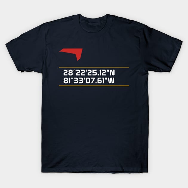 Epcot Soarin' / The Land Coordinates T-Shirt by BuzzBenson